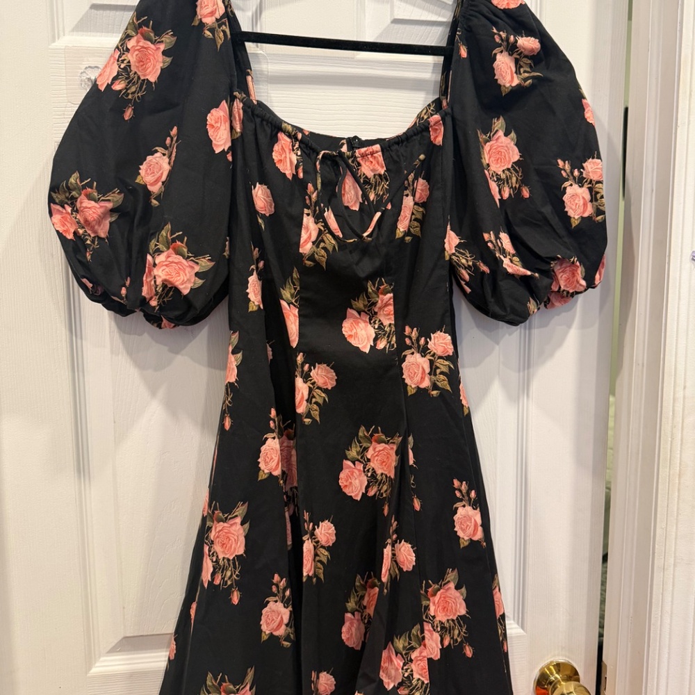 Selkie Night Rose Mini Day Dress MED NWOT - Picture 5 of 9
